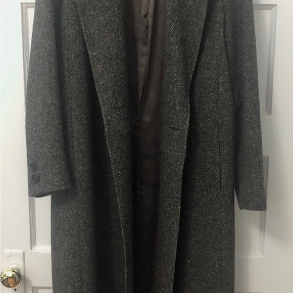 Larry Levine Jackets & Blazers - Larry Levine Charcoal Trench Coat